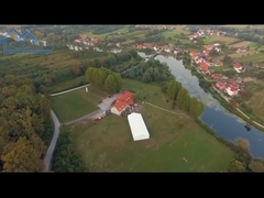 साइडवॉल के साथ आउटडोर भोज कार्यक्रम के लिए एल्यूमिनियम ए आकार फ्रेम बड़ा पार्टी तम्बू