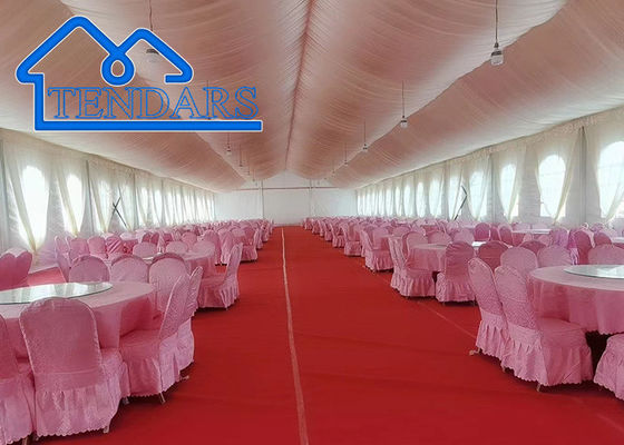 एक फ़्रेम एल्यूमिनियम वेडिंग मार्की टेंट स्थायी टीपी डिज़ाइन आउटडोर पार्टी इवेंट कैनोपी संरचना