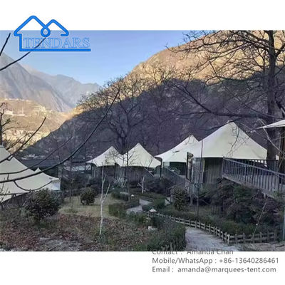 वाइल्ड वाटरप्रूफ लक्जरी होटल स्टाइल डेजर्ट टेंट आउटडोर ग्लैमिंग टेंट आउटडोर